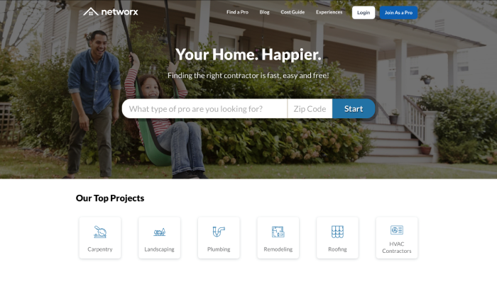 Network lead generation company for electrician business