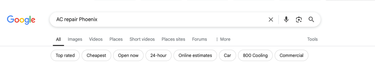 Google HVAC 