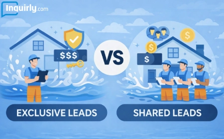 shared vs exclusive leads